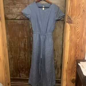 Not Perfect Linen jumpsuit